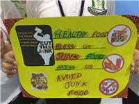 EVS-ACTIVITY-SAY NO TO JUNK FOOD