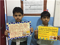 EVS-ACTIVITY-SAY NO TO JUNK FOOD