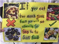 EVS-ACTIVITY-SAY NO TO JUNK FOOD